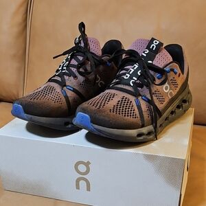 On Running Purple-Brown and Black Sneakers- Mens Size 8.5